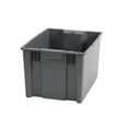 thumbnail image 6 of Hyper Tough Medium Nesting/Stacking Plastic Storage Bin, Gray, 6 of 12