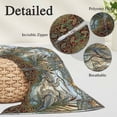 thumbnail image 3 of Vintage Cranes Body Pillow Covers 20"x60", Country Retro Chic Glass Flower Textured Soft Brushed Microfiber Breathable Throw Pillow Covers, Pillowcase with Zipper for Couch Sofa Bedroom Living Room, 3 of 9