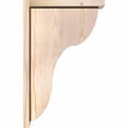 thumbnail image 3 of 5 1/2"W x 14"D x 22"H Carmel Smooth Corbel w/Backplate, Douglas Fir, 3 of 9