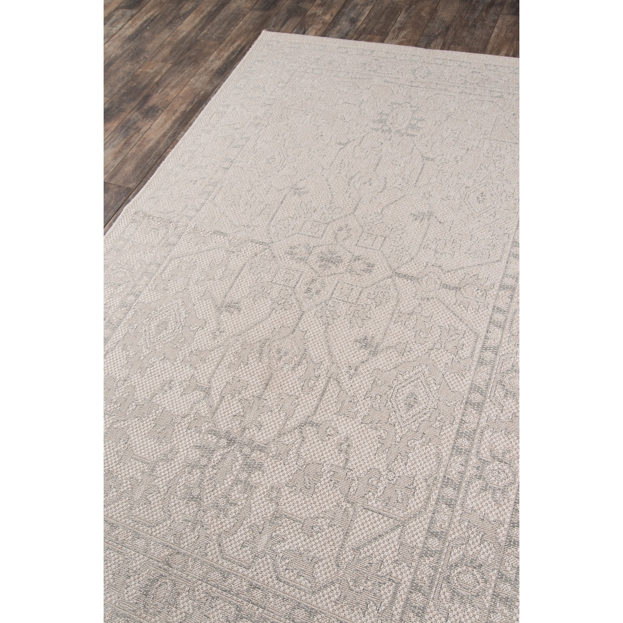 Erin Gates by Momeni Downeast Boothbay Area, Indoor/Outdoot, Outdoor Rug, 3'11" X 5'7", Grey