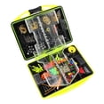 thumbnail image 1 of Advancent Juego de equipo de pesca actualizado, aparejos de pesca de plástico, caja de herramientas, juego de anzuelos, accesorios para Pescar, 1 of 6