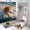 Color-1, variant on Ginger Cat Surfing Ocean Wave Awesome Shower Curtain Waterproof Bathroom Curtain Anti-slip Bath Mat Set Toilet Rugs Carpet