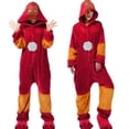 thumbnail image 2 of Disfraz de dibujos animados Unisex para adultos, pijamas de franela para Halloween y Navidad, 2 of 4