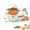 White, variant on Cat Treat Dispenser, 2-in-1 Duck Slow Feeder & Treat Puzzle Toy, Reduces Bloating & Gulping for Cats & Small Dogs