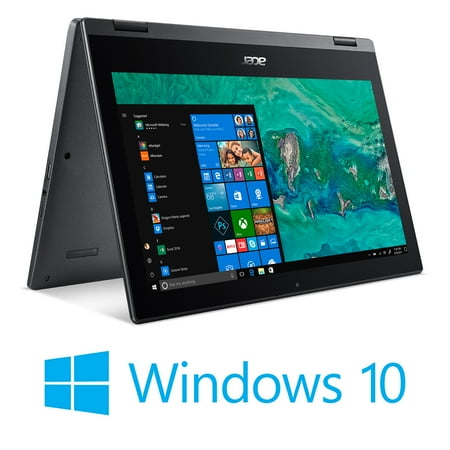 Acer Spin 1, 11.6" HD Touch, Intel Pentium Silver N5000, 4GB LPDDR4, 64GB eMMC, Office 365 Personal, Windows 10 in S mode, SP111-33-P1XD (Google Classroom Compatible)