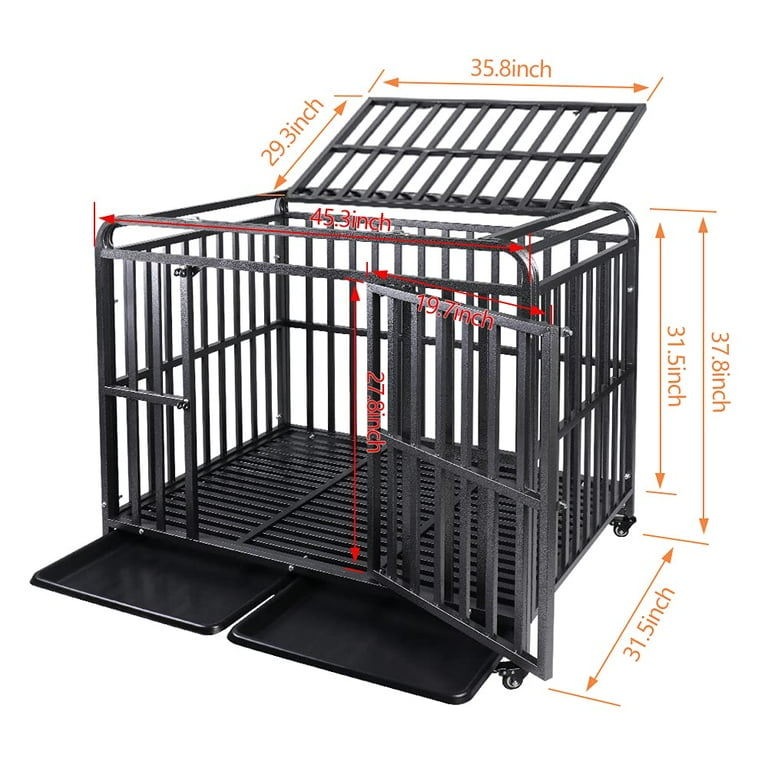 46 top dog crate