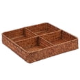 thumbnail image 1 of 1 Pce Panier Tissé Créatif à Quatre Compartiments Panier de Rangement pour Table à Thé Boîte Cosmétique, 1 of 7