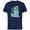 Navy, variant on Disney Lilo & Stitch Mele Kalikimaka Holiday - Short Sleeve Cotton T-Shirt for Adults - Customized-Black