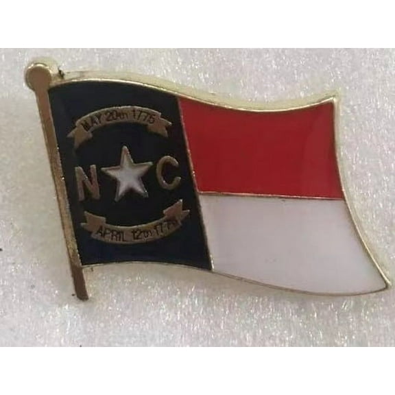 North Carolina Wavy Lapel Pin