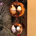 thumbnail image 5 of Adornos colgantes navideños, colgadores de puerta con cascabel, campana colgante para puerta navideña con pajarita de cinta, 5 of 5