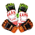 thumbnail image 3 of Manoplas de boxeo Guantes de boxeo de medio dedo Mitones de boxeo de entrenamiento MMA Guantes de sa Suteng Manoplas de boxeo, 3 of 7