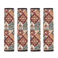 thumbnail image 5 of Chririnla Patchwork Floral Pattern Car Seat Belt Pads 2 PCS, Seat Belt Shoulder Pad Polyester Comfortable Thick for Sedans Truck Auto, 5 of 8