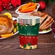 thumbnail image 4 of Juego de Vajilla Desechable para Fiestas Navideñas Rojas y Verdes de 32 Piezas | Diseño de Copos de Nieve | Platos, Vasos y Servilletas de Papel | 17,8 Cm | 2 Paquetes (32 Piezas), 4 of 7