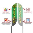 thumbnail image 4 of Massage Sign feather flag Pole Mount for Outdoor by DreamController | 15 FEET Long Polyester Outdoor Banner Flag with Pole Kit for Easy Hang | HD Print Swooper Flag Pole Mount for Salon Advertising a, 4 of 7