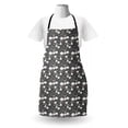 thumbnail image 3 of Rabbit Apron, Design with Sleeping Funny Bunnies Fluffy White Clouds and Flowers, Unisex Kitchen Bib with Adjustable Neck for Cooking Gardening, Adult Size, Multicolor, by Ambesonne, 3 of 4