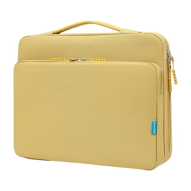 Laptop Bag, Protective Laptop Sleeve with 360-Degree Corner Protection, Water Resistant Portable Computer Bag with Organized Storage and Trolley Strap for Work, Travel, and Daily Commute