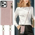 Crossbody Wallet Case for iPhone 11 Pro Max with Card Slot Holder