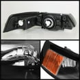 thumbnail image 2 of Xtune Ford MUStang 99-04 OEM Amber Headlights Black HD-JH-FM99-AM-BK, 2 of 2