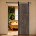 Panel Processing Mdf JERFIT 24 x 80 Inch 3/4 Inch Thick 2-Panel Antique Brown MDF Interior ...
