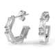 thumbnail image 1 of Pendientes de aro Huggie OA Ora Ana Claire en oro vermeil de 18 quilates, 1 of 8