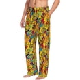 thumbnail image 6 of Susaid Dancing African Women Print Mens Pajama Pants Set Sleep & Lounge Pants, PJ Bottoms with Pockets and Button Fly-Large, 6 of 6