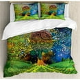 thumbnail image 3 of Ambesonne Indian Tree in the Valley Duvet Cover Set, 3 of 3