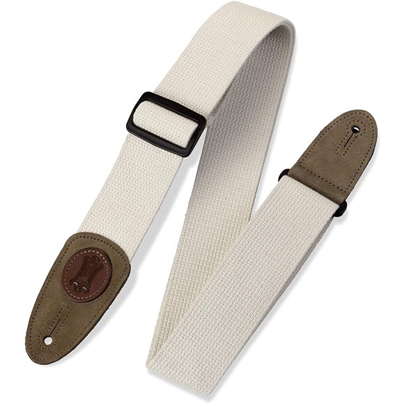 Levy's Leathers MSSC8-NAT 2" Cotton Guitar Strap, Natural
