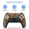 thumbnail image 4 of Skin Sticker for PS5 Slim Standard PS5 Pro Disc Digital Edition Console and Controllers Decals for Playstation 5 (Wood,PS5 Slim Disc Edition), 4 of 5