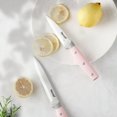 thumbnail image 3 of Hecef Kitchen Knife Block Set with Universal Knife Block Holder, High Carbon Stainless Steel Pink Chef Knife Set, 3 of 13