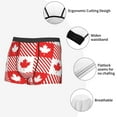 thumbnail image 3 of Pofeuu Maple Leaves1 Print Men’s Boxer Briefs, Moisture-Wicking Underwear, Regular,Trunk-Small, 3 of 5