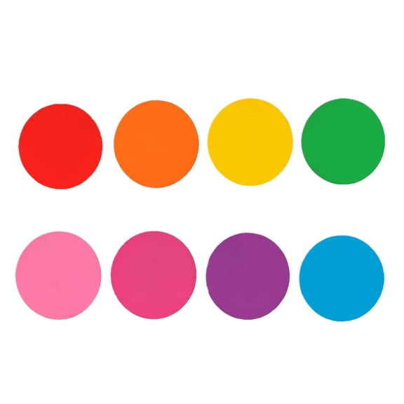 Dry Erase Dots Circle Whiteboard Marker Stickers for Classroom and Whiteboard 6.3in