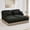 Green, variant on Comfy Chenille Leopard Print Loveseat Sofa,Delicate Tassel Edge,Deep Seat Sofa Couch with Movable Ottomans,Modern Fashion Style,Ergonomic Bottom Design, Easy Assembly,for Living Room,Green Black