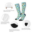 thumbnail image 6 of Bingfone Compression Socks For Women And Men Long Socks For Running Athletic Cycling Nurse-World Travel1, 6 of 9