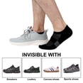 thumbnail image 4 of FREEYOKA Mens Socks Ankle Low Cut Socks for Men Breathable Athletic Socks 6 Pairs,BLACK, 4 of 6