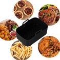 FCAir Fryer Silicone Pot for Ninja Foodi Dual DZ201, Reusable Silicone