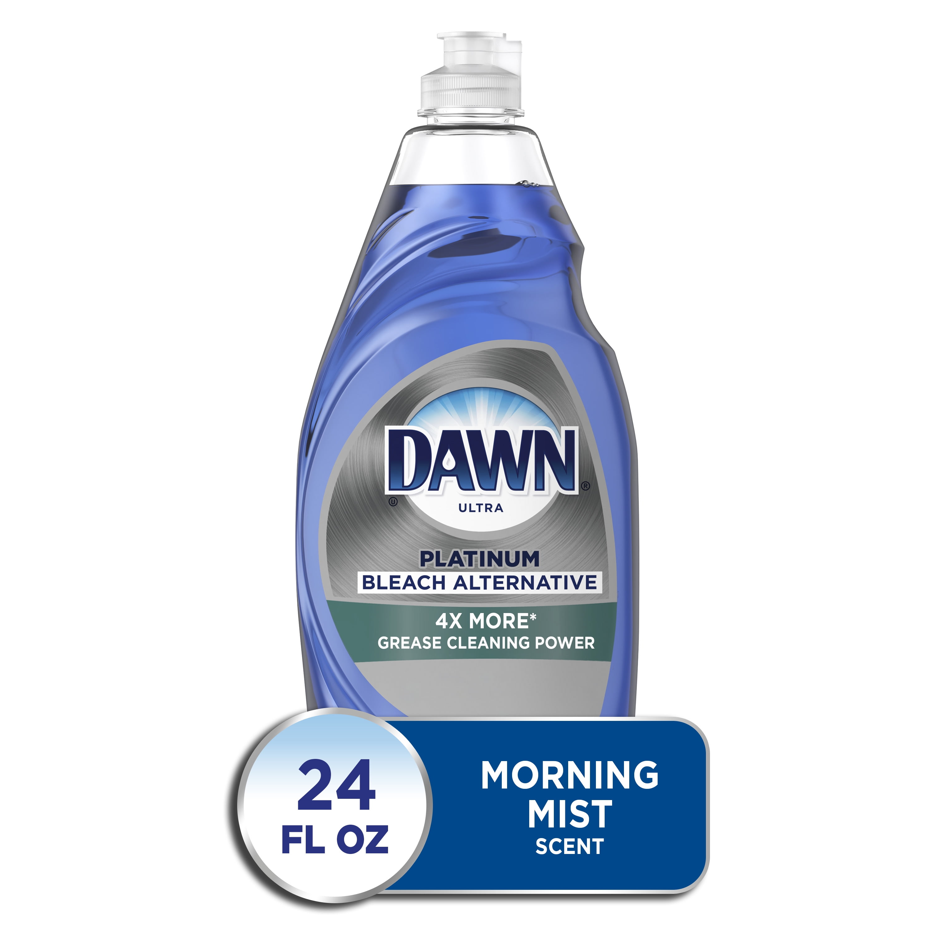 Dawn Platinum Liquid Dish Soap, Morning Mist, 24 fl oz