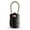 Black, variant on MEGICOT TSA Approved Cable Lock for Luggage, 3 Digit Combination Padlock for Travel Bag, Suit Case, Lockers, Gym, Toolbox (Red)