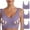 Purple, variant on Loopsun Plus Size Bras for Women, 3PC Ladies Traceless Comfortable No Steel Ring Breathable Gathering Bra Woman Underwear Watermelon Red XL