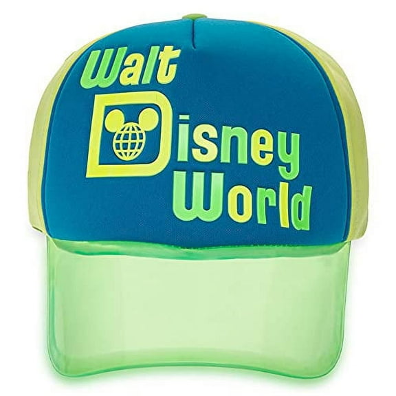 Disney Parks Walt Disney World Retro 80's Style Neon Baseball Cap