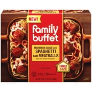 Family Buffet W/Marinara Sauce Spaghetti & Meatballs, 24 oz