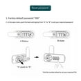 thumbnail image 2 of Destyer Replacement Lock Core For Cabinet Doors And Drawers File Cabinet Lock Password Lock Drawer Lock orange Double door lock, 2 of 6