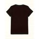 thumbnail image 2 of Women's Casual Cherry Print T-Shirt with Leopard Print Cherries & Letter Design - Short Sleeve, Crew Neck, Polyester Knit Top in Vibrant Orange, Ladies T Shirts, 2 of 5