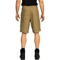 thumbnail image 3 of Full Blue Men's Rugged Stretch Duck Canvas Cargo Work Short, 3 of 6