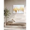 thumbnail image 5 of Abstract Gold Wall Art for Living Room,Canvas Picture Wall Decor for Bathroom Bedroom,Modern Minimalist Art White Gray Ripple Painting Artwork for Office Kitchen Hallway Dining Room Decor 12"x16", 5 of 8