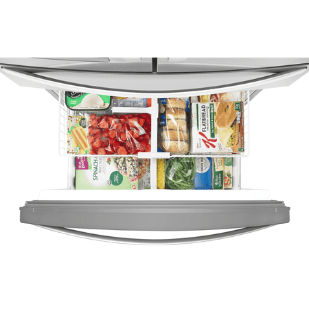 Whirlpool - 24.5 Cu. Ft. 4-Door French Door Refrigerator - Stainless Steel