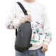 thumbnail image 4 of Bolsa bandolera Oxford para el pecho antirrobo impermeable para deportes Fitness JShteea Para Estrenar, 4 of 8
