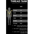 thumbnail image 2 of Thread Tank Princess Exhausting Unisex 3/4 Sleeves Baseball Raglan White Black Small, 2 of 3