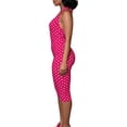 thumbnail image 3 of Women’s Polka Dot Halter Top and Capri Pants Set, Sleeveless V Neck Matching Outfit, 3 of 4
