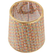 Soft Lighting Kitchen Colorful Woven Lampshade Sconce Small Accessory Desktop Iron