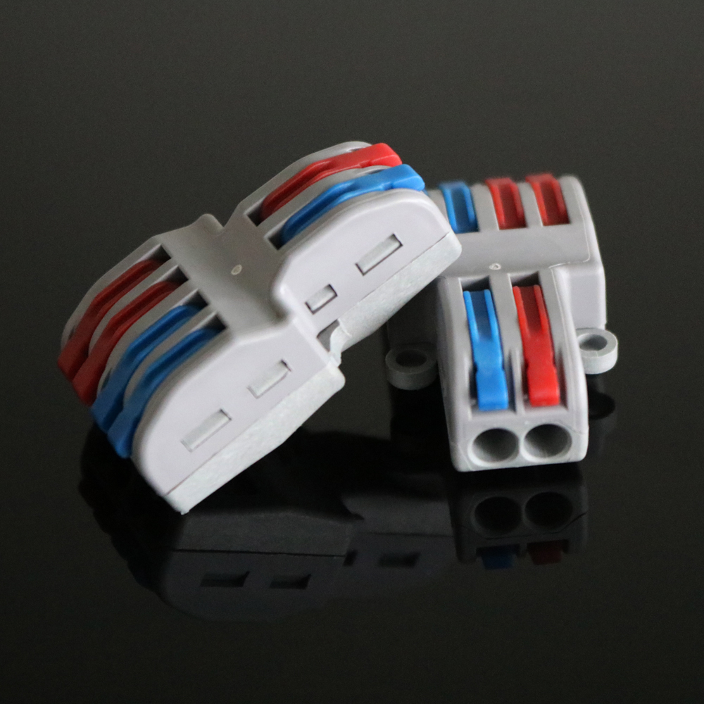 Willstar 10/5/2/1PCS Mini Fast Wire Connector Universal Wiring Cable Connector Push-in Conductor Terminal Block ?Quick Splice Terminal Blocks Wire Connecting (2 in 2 out) 
10/5/2/1PCS Mini Fast Wire C - image 2 of 10